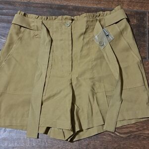 Nine West High Waist Brown Shorts